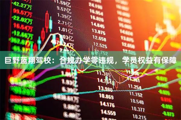 巨野蓝翔驾校：合规办学零违规，学员权益有保障